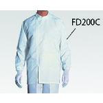 ■AS 無塵衣FD200C上衣・ホワイトM〔品番:6752704〕【8670014:0】[送料別途見積り][掲外取寄][店頭受取不可]