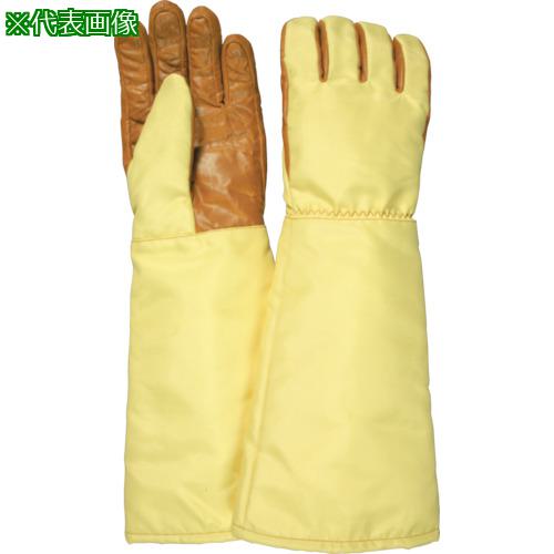 ■MAX クリーン用500℃対応耐熱手袋(ロング)全長50cm〔品番:MZ656〕【8684399:0】[店頭受取不可]