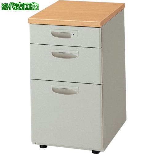 ■NAIKI 脇デスク NED型/天板:ライトバーチ木目 本体:ウォームホワイト/W400&times;D600&times;H700〔品番:NED046BAWL〕【8685642:0】[送料別途見積り][法人・事業所限定][外直送][店頭受取不可]｜ホームセンターバロー　店