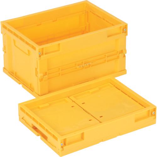 ■RISU 折りたたみコンテナー 109190 CB-S28A 黄〔品番:CBS28A〕【8686861:0】[送料別途見積り][法人・事業所限定][外直送][店頭受取不可]