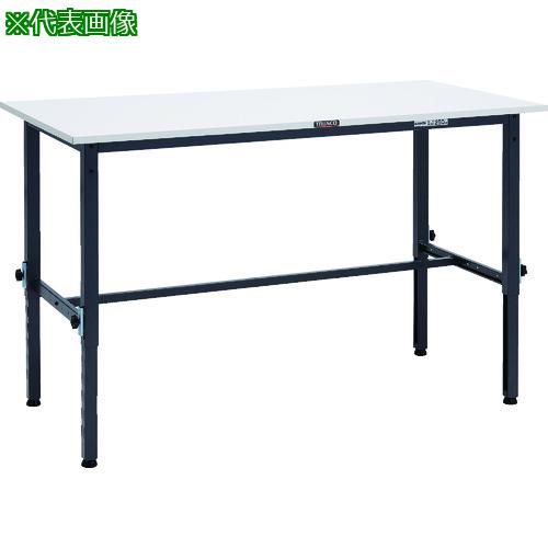 ■TRUSCO 軽荷重作業台高さ調節式(150kg)AEM型 1500X900XH650~950 ダークグレー色〔品番:AEM1509DG〕【8688631:0】[法人・事業所限定][直送元][店頭受取不可]｜ホームセンターバロー　店