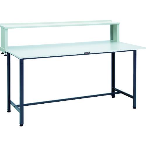 ■TRUSCO 軽荷重立作業台(300kg)HAE型 1800X900XH1204(全高) 上棚付 ダークグレー色〔品番:HRAE1809YURBDG〕【8688706:0】[法人・事業所限定][直送元][店頭受取不可]｜ホームセンターバロー　店