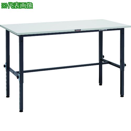 ■TRUSCO 軽荷重作業台高さ調節式(150kg)AEM型 1500X600XH650~950 基本タイプ ダークグレー色〔品番:SAEM1560DG〕【8688766:0】[法人・事業所限定][直送元][店頭受取不可]｜ホームセンターバロー　店