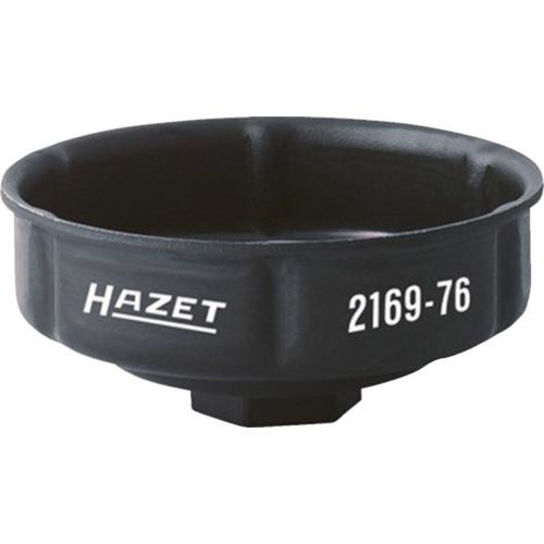 ■HAZET カップ式オイルフィルターレンチ6溝 フィルター径76 差込12.7〔品番:216976〕【8689125:0】[送料別途見積り][掲外取寄][店頭受取不可]