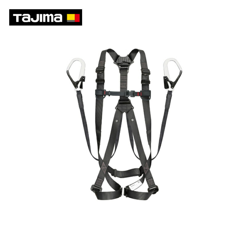 【即納在庫品】 タジマ ハーネスGS平ロープダブルL1セット黒M A1GSMFR-WL1BK 10,870円