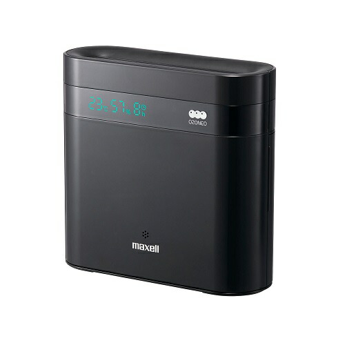 【即納在庫品】 マクセル（maxell) オゾン除菌消臭器 オゾネオエアロプラス 温湿度計付 ウイルス対策 除菌 ニオイ 消臭 MXAP-DAE280(BK)