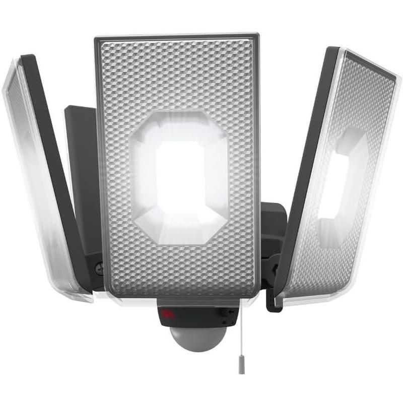 【即納在庫品】 ムサシ 12.5W&times;4灯スライド型LEDセンサーライトコンセント式 5000 LED-AC4000｜ホームセンターバロー2号店