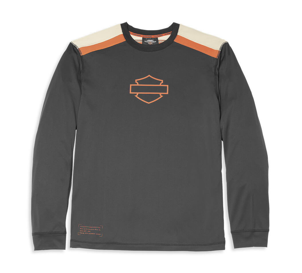 【ハーレー純正】 メンズ パフォーマンス長袖Tシャツ テクノロジー 96035-22AC スリムフィット