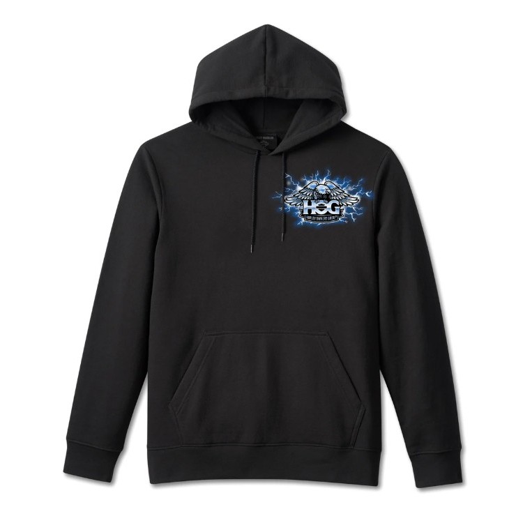 【ハーレー純正】 エレクトリックイーグル HOG・・ プルオーバーフリースパーカー 96888-25VX 10,148円
