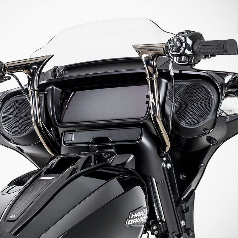 ハーレー 2024以降 ストリートグライド イーグル 12インチ ハンドルバー (クローム) ザード