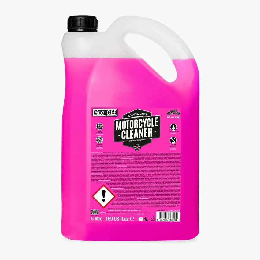 Muc-Off ナノテック モーターサイクル クリーナー 5L|ワールドモーターライフ