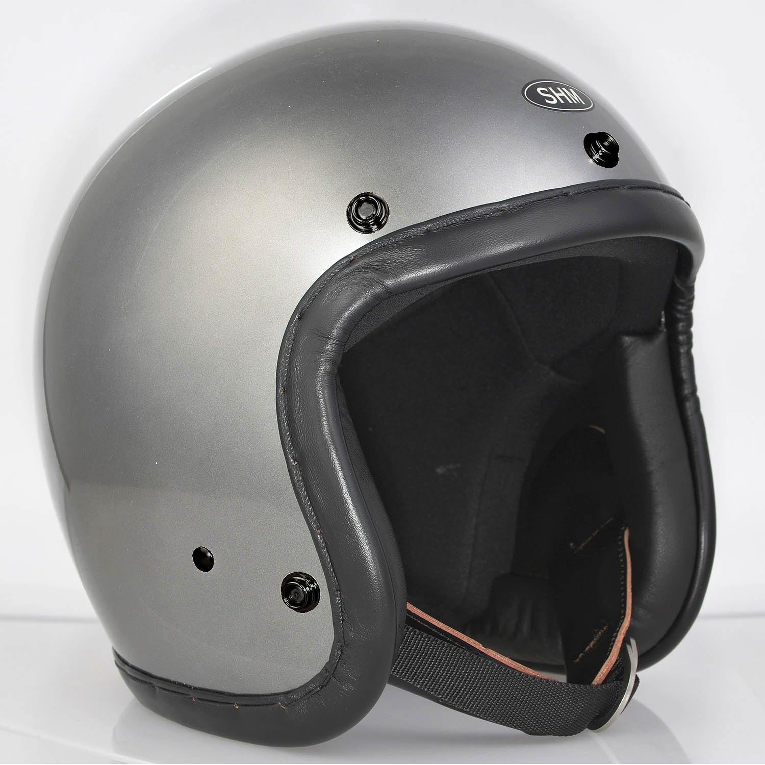 楽天市場】SHM ブラックフレーク ジェットヘルメット SG規格