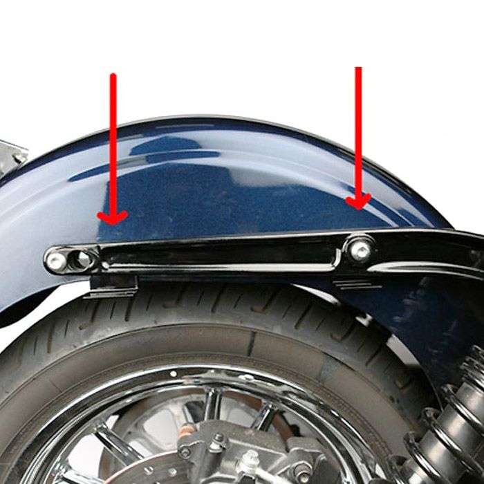 ハーレー スポーツスター、ダイナ、ソフテイル、FXR サドルバッグブラケット スラッシンサプライ｜ワールドモーターライフ 9,098円