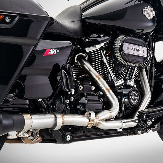 ハーレー M8 ツーリング レーシング エキゾーストヘッダーパイプ 触媒無し (ステンレス) ザード
