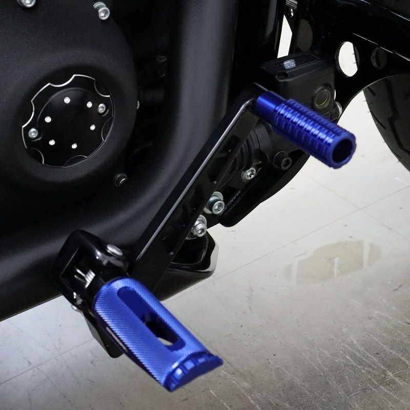ハーレー M8 ソフテイル リアブレーキレバーキットV2 Cタイプ (ブルー) スピードラ