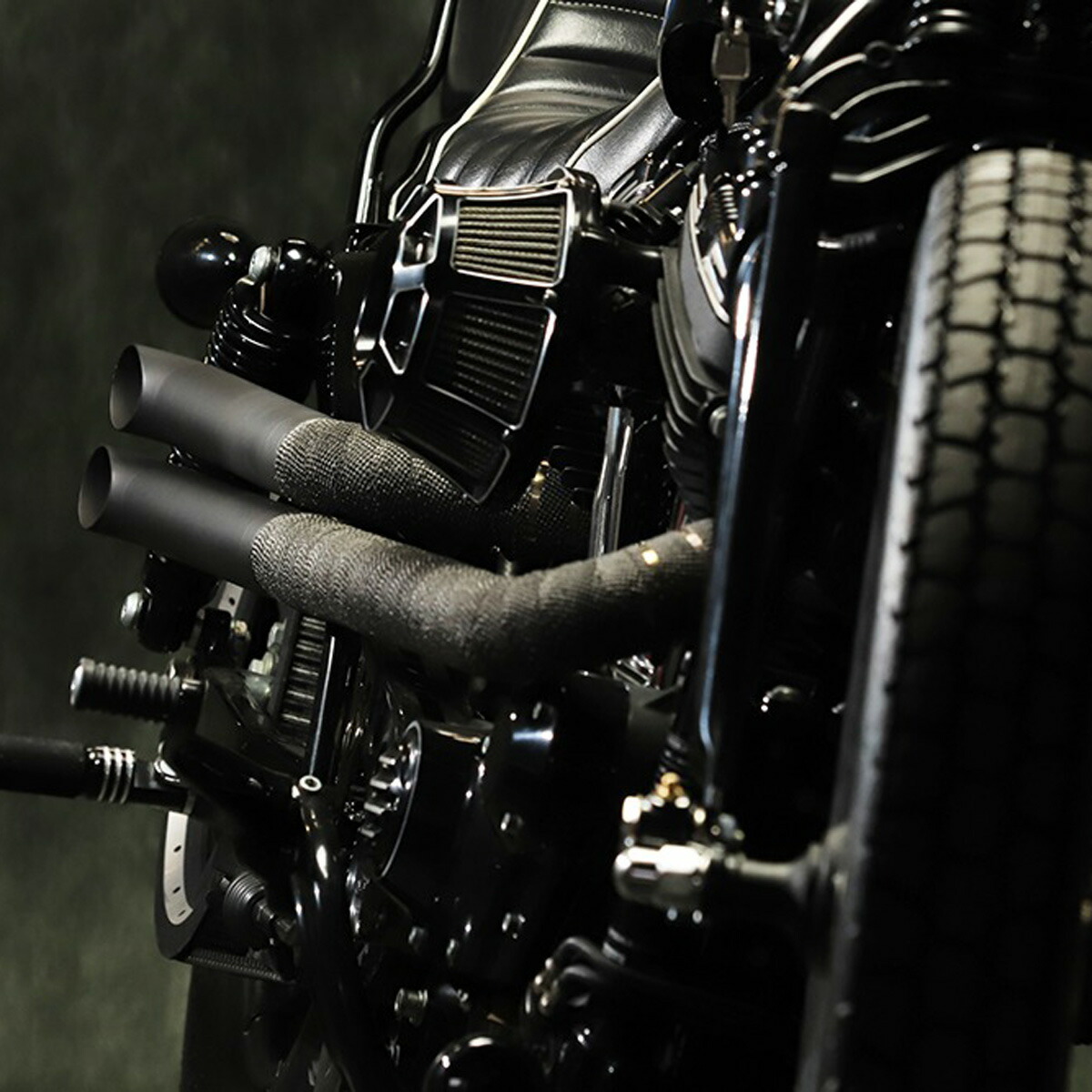 楽天市場】TRAMP CYCLE トランプサイクル マフラー スポーツスター