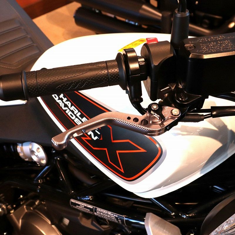 ハーレー X350、X500 ショート・アジャスタブルレバーセット (チタン/ブラック) スピードラ 12,308円