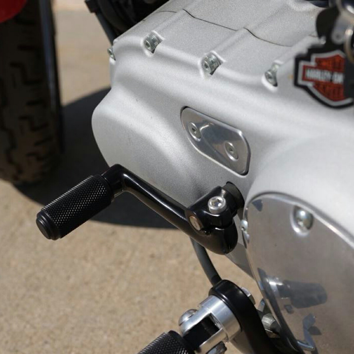 TC Bros Nomad アルミシフターペグ (ブラック) 【スポーツスター、ダイナ、ソフテイル、ツーリング、FXR】102-0129