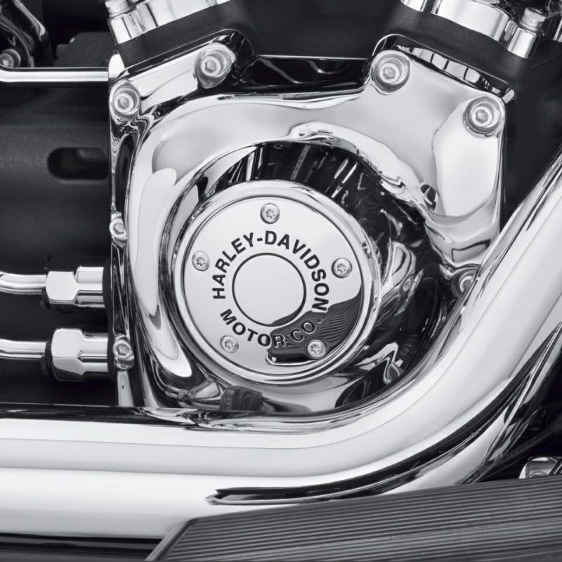ハーレー純正 クローム・H-D MOTOR CO.ロゴ・コレクション・タイマーカバー 32047-99A