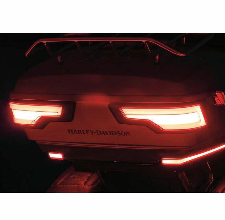 ツアーパック用 LEDテールライト スモークレンズ クローム|ワールドモーターライフ