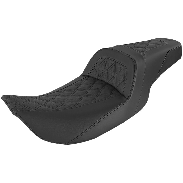 【Saddlemen】スリム2UPシート ゲル入り LSステッチ 1997～2007 FLHR/C、FLHX 0801-1280｜ワールドモーターライフ
