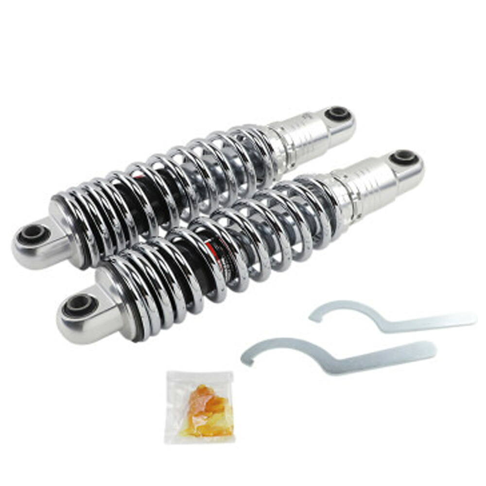 【Drag Specialties】車高調節サスペンション スタンダード クローム 11.5インチ 1886～2003 スポーツスター 1310-1827