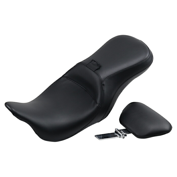 代引き手数料無料 2upシート Pera アウトキャスト Le バックレスト付 Lk 997br ツーリング 08 ブラック バイク用品 Lk 997br