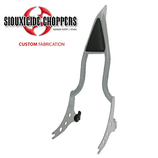 52512円 いラインアップ Siouxside Choppers デタッチャブルバックレスト 22インチ クローム SOFTAIL