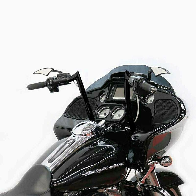 【ポールヤフィー】OEMPW-15L-12B モンキーバガーバー 配線済　12インチ　ブラック　2015～ FLTRX、FLTRXS、FLTRU、FLTRK