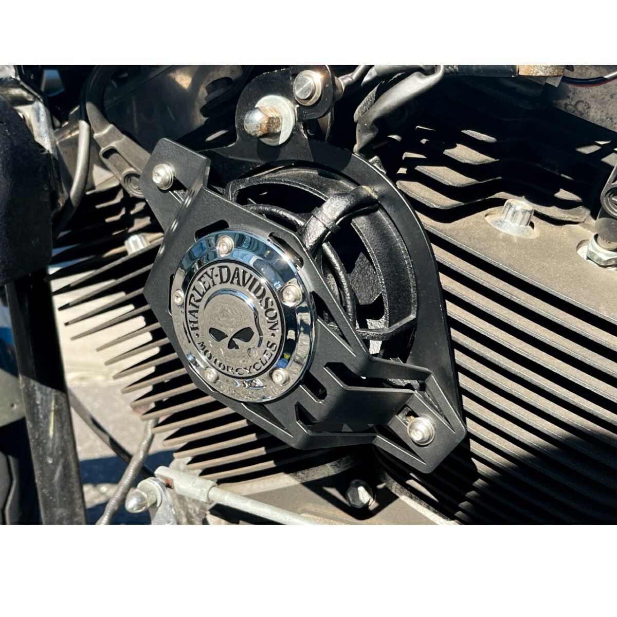 サイドマウントホーン装着車用 シリンダーヘッドクーラー マットブラック WMW-CHC01 【WMW】 