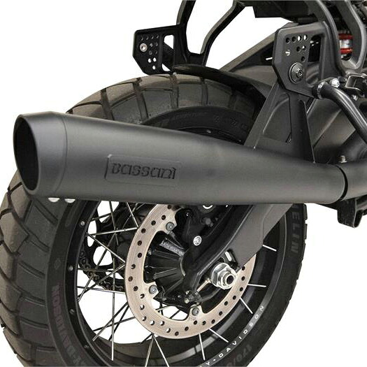 ハーレー Pan America スリップオンマフラー ブラック 【Bassani】1P187SSB|ワールドモーターライフ