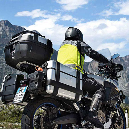【GIVI】TRK46NMONOKEYトップケース46LTREKKERアルミフィニッシュ