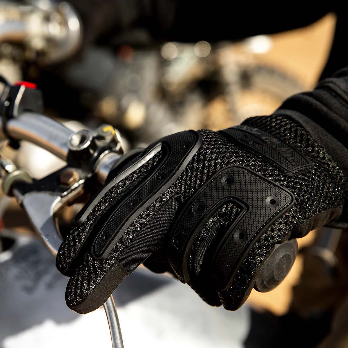【Biltwell】Anza メッシュグローブ ブラックアウト　SEL-1507-0101