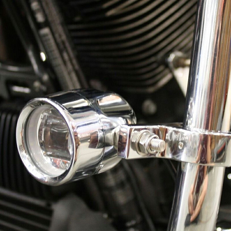 ハーレー 2014以降 ツーリング Probeam LED HALO フォグランプキット クローム/クリア 【Custom Dynamics】2001-2196