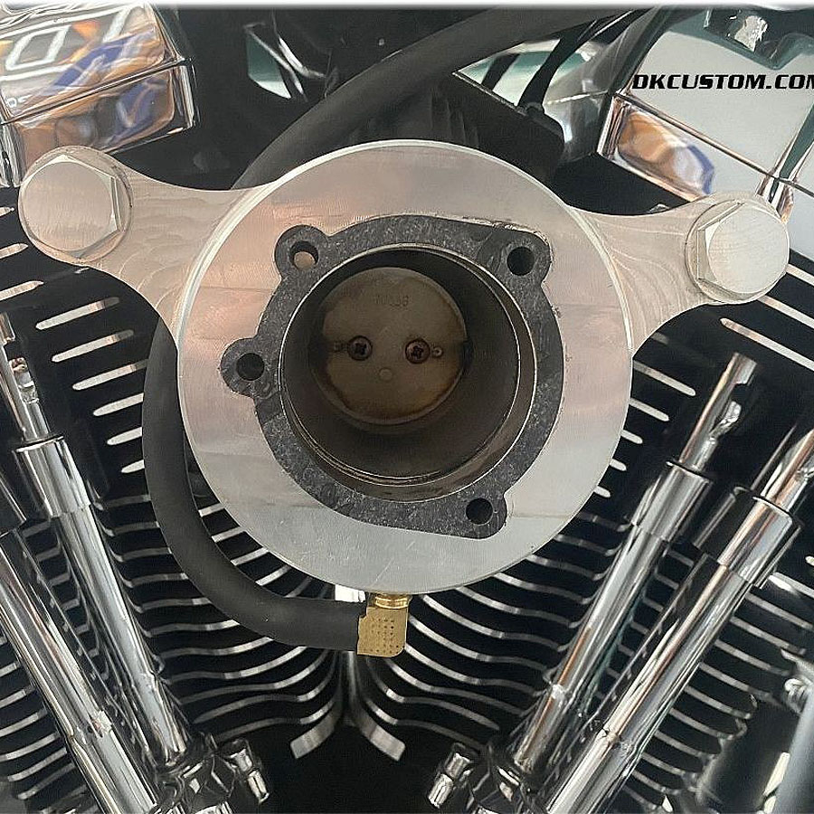 M8モデル用 ブリーザーオイルキャッチタンクバックプレートキット 【DK Custom】DK-TFORM-BR-M8