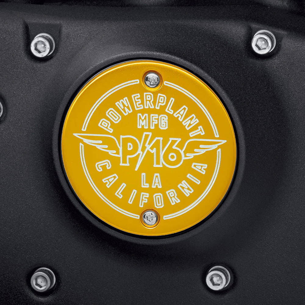 1971～2003 スポーツスター P16 ポイントカバー ゴールド 【POWERPLANT】P16PRTCOVGLDSP