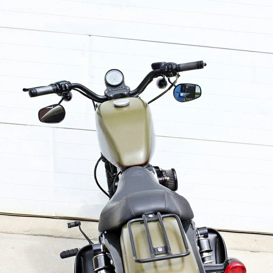 スポーツスター　ハンドル　TCブロス ハーレー 1インチ径 スラントZハンドルバー(ディンプル有