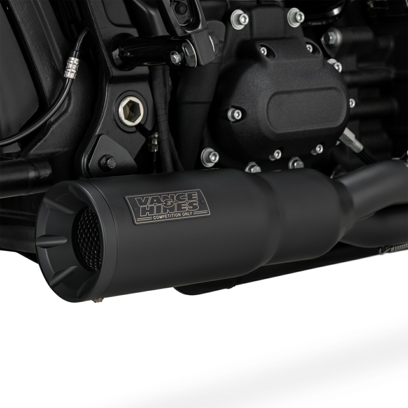FXLR、FXBB、FXFB、FLSB、FXST ハイアウトプット 2-1フルエキゾーストマフラー PCX仕様(ブラック) Vance&Hines　47331