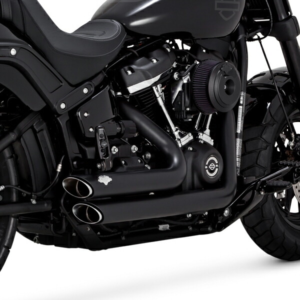 ハーレー　ソフテイル　マフラー 楽天市場】ハーレー M8 ソフテイル ビッグラディウス 2-2フル