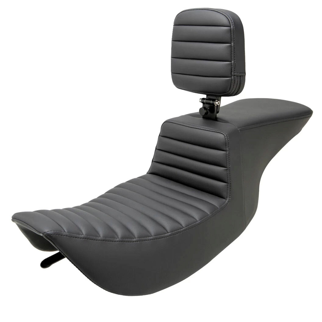 1997～2007 FLHX、FLHR/C ツアーステップアップシート ゲル入り タックロール バックレスト付き 【Saddlemen】0801-1471