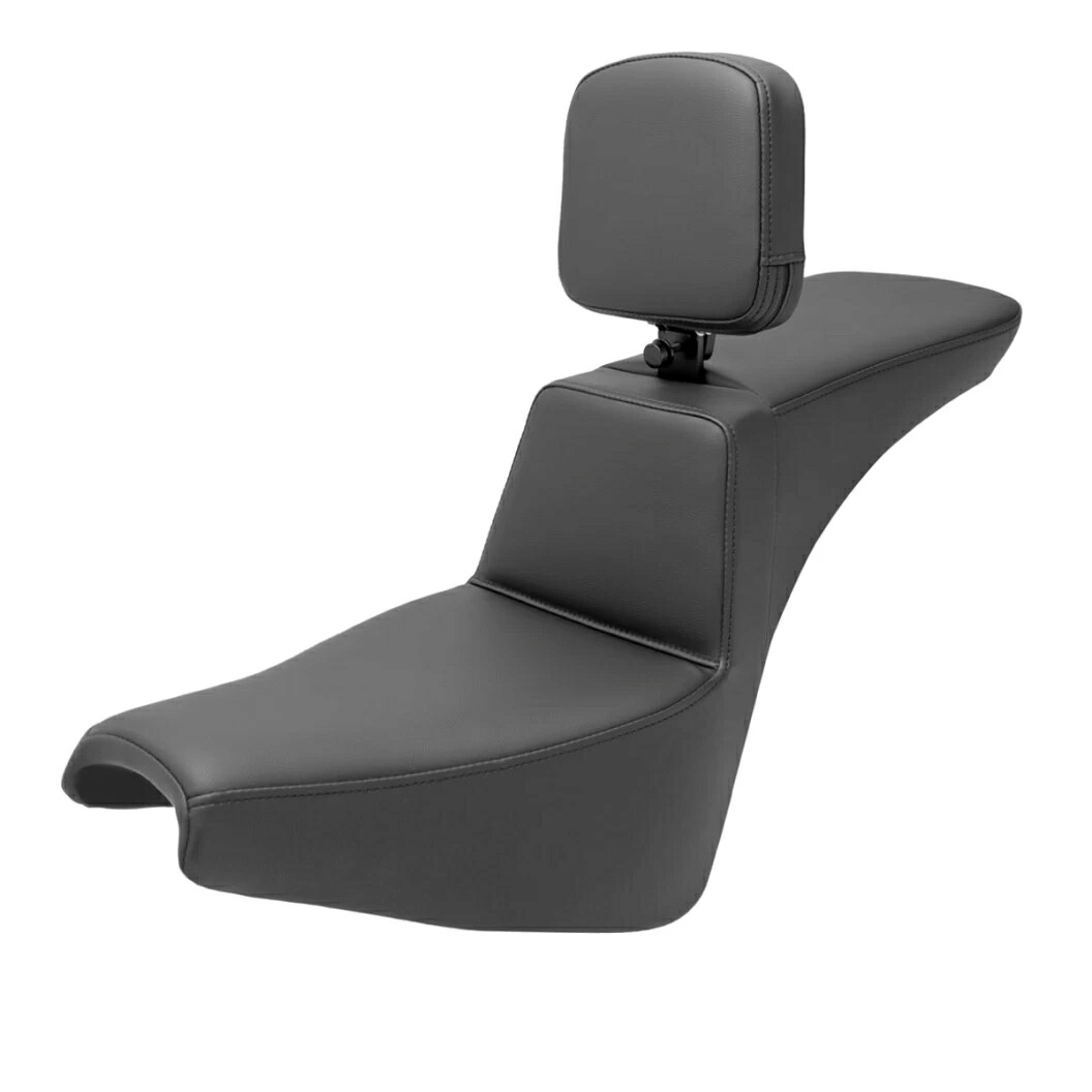 【Saddlemen】FXBB等用ツアー ステップアップ シート（バックレスト付） プレーン 0802-1522