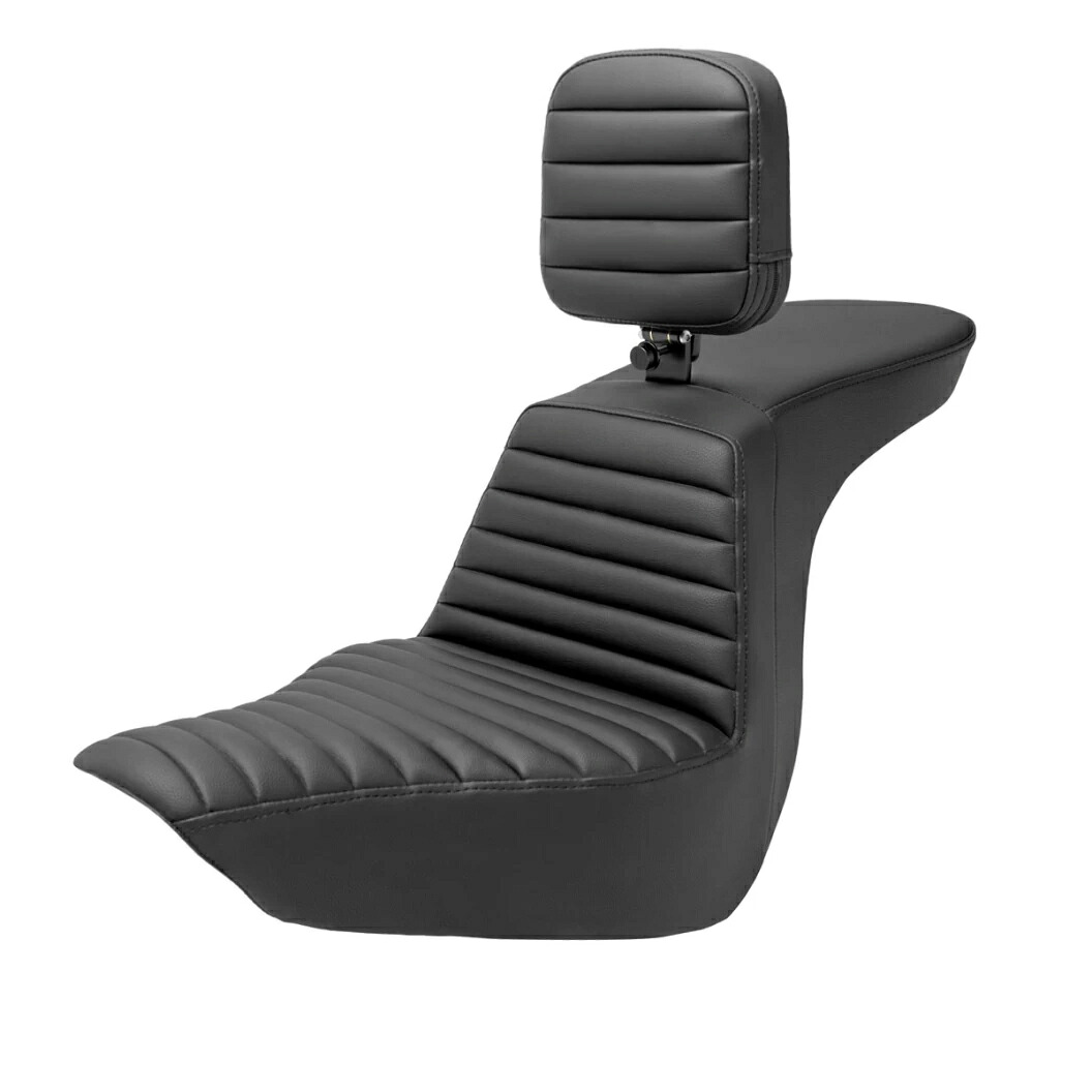 【SaddleMen】FXLR等用ツアー ステップアップ シート（バックレスト付） タックロール 0802-1524｜ワールドモーターライフ