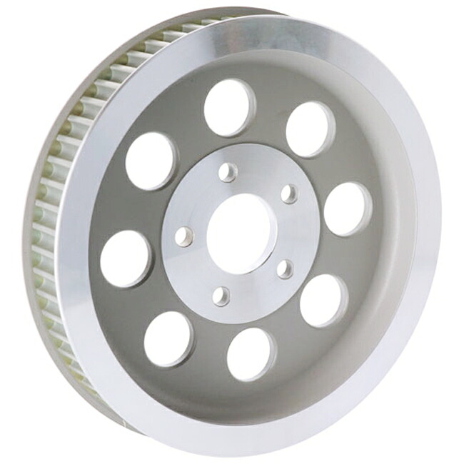 1984～1999 ビッグツイン OEMスタイルプーリー 61T、1-1/2インチ (シルバー) MCS　520128｜ワールドモーターライフ