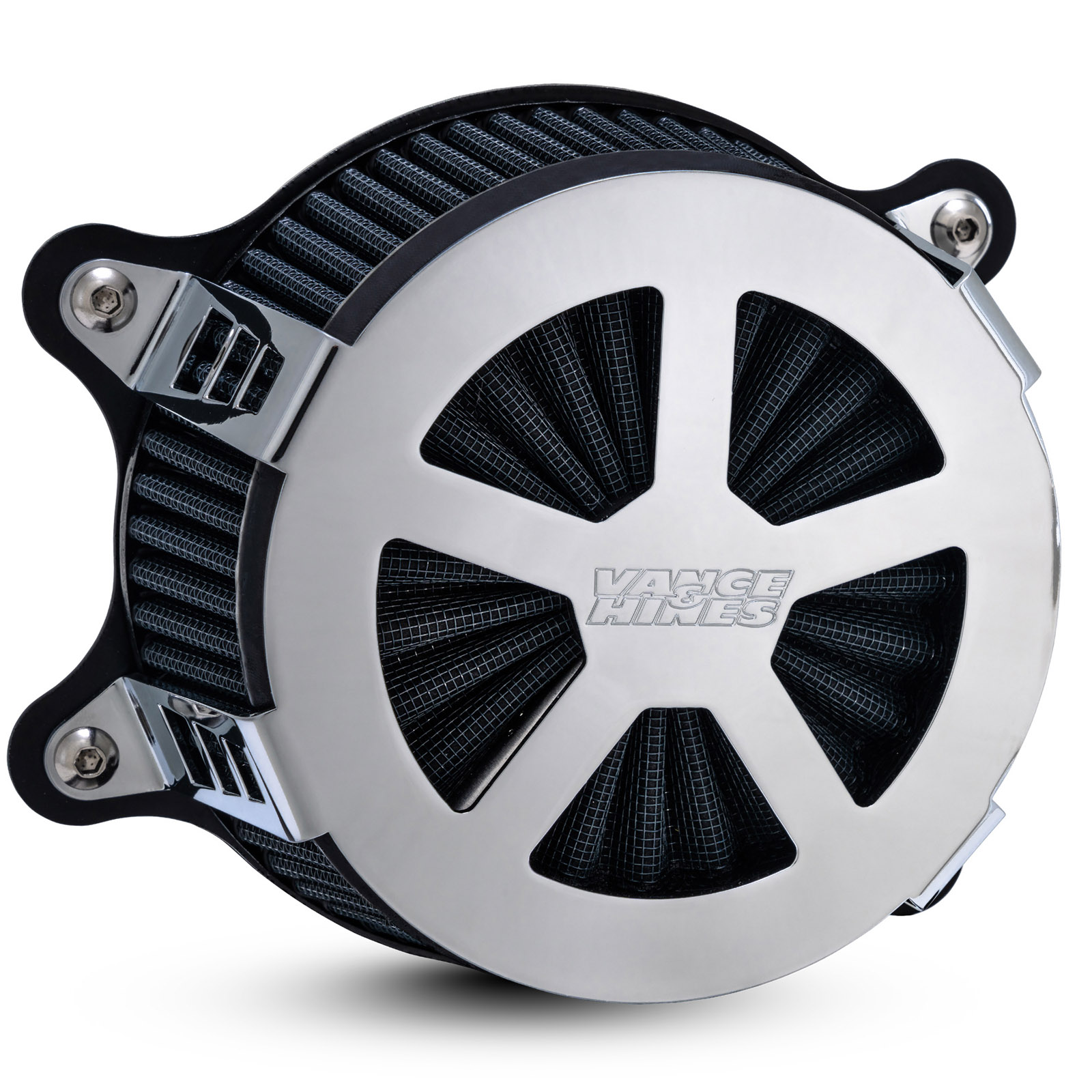XL スポーツスター VO2 RadiantV ハイフローエアクリーナー (クローム) Vance&Hines 71467|ワールドモーターライフ