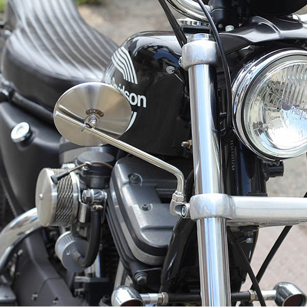 motorrock ミラー & sr400用 ミラーブラケット Motor Rock SR400 SR500 ミラー関連パーツ SR400/500用 新型ニー