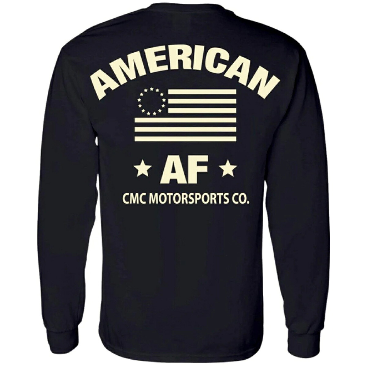 【CMC】 AMERICAN AF ロングスリーブTシャツ(ブラック)SEL-LSAMERICAN-BLK｜ワールドモーターライフ 11,827円