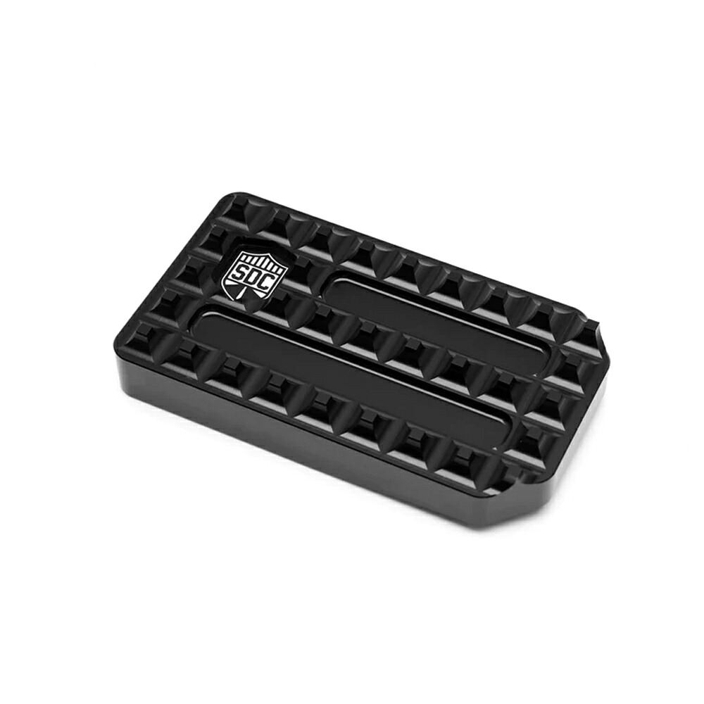 【San Diego Customs】バガー ブレーキペダル パッド グロスブラック　BAGGER-BRAKE-PP-GB