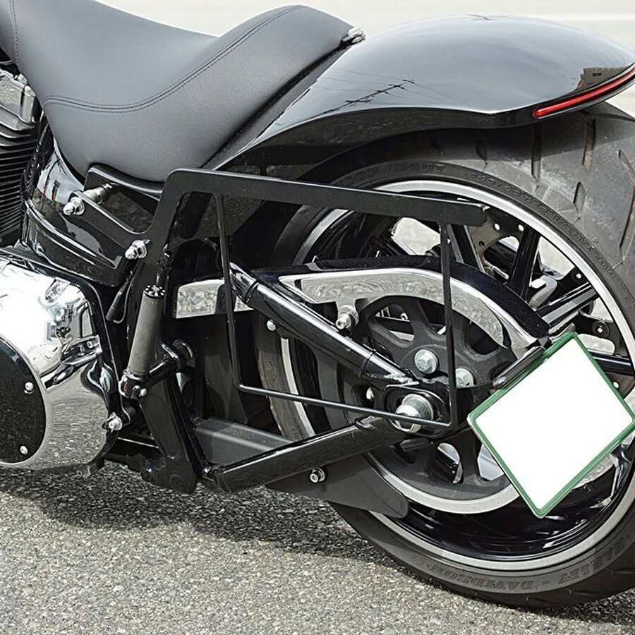 ツインカム ソフテイル ブレイクアウト、ロッカー/C デタッチャブル・サイドバッグステーKIT (ショートリアフェンダー用) ノイズ DS-03|ワールドモーターライフ
