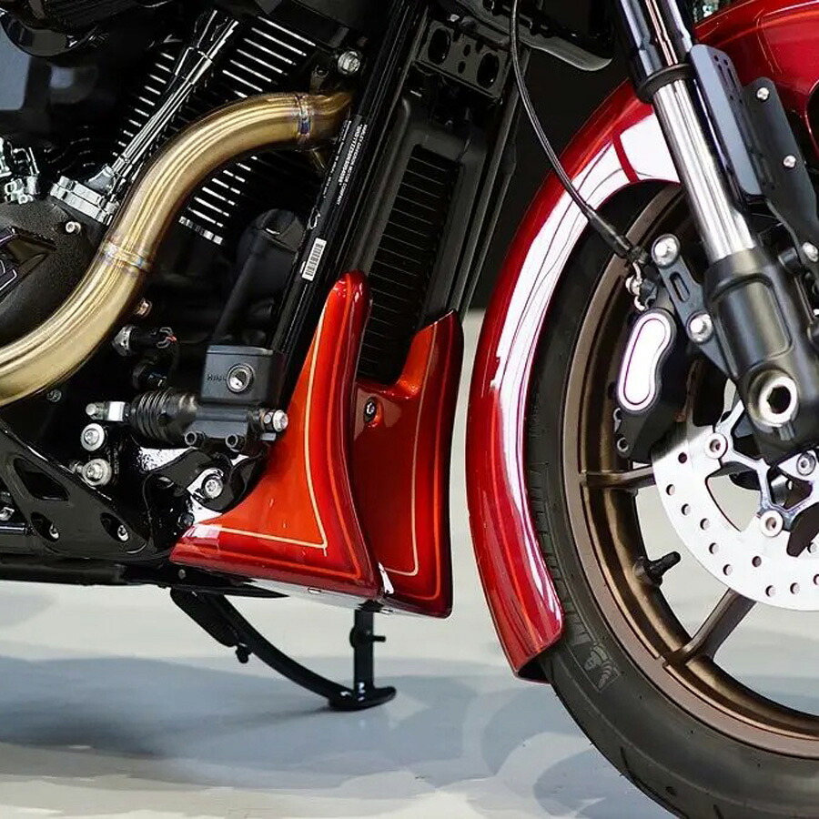 M8ソフテイル フロントハーフスポイラー ノイズ FS-09|ワールドモーターライフ