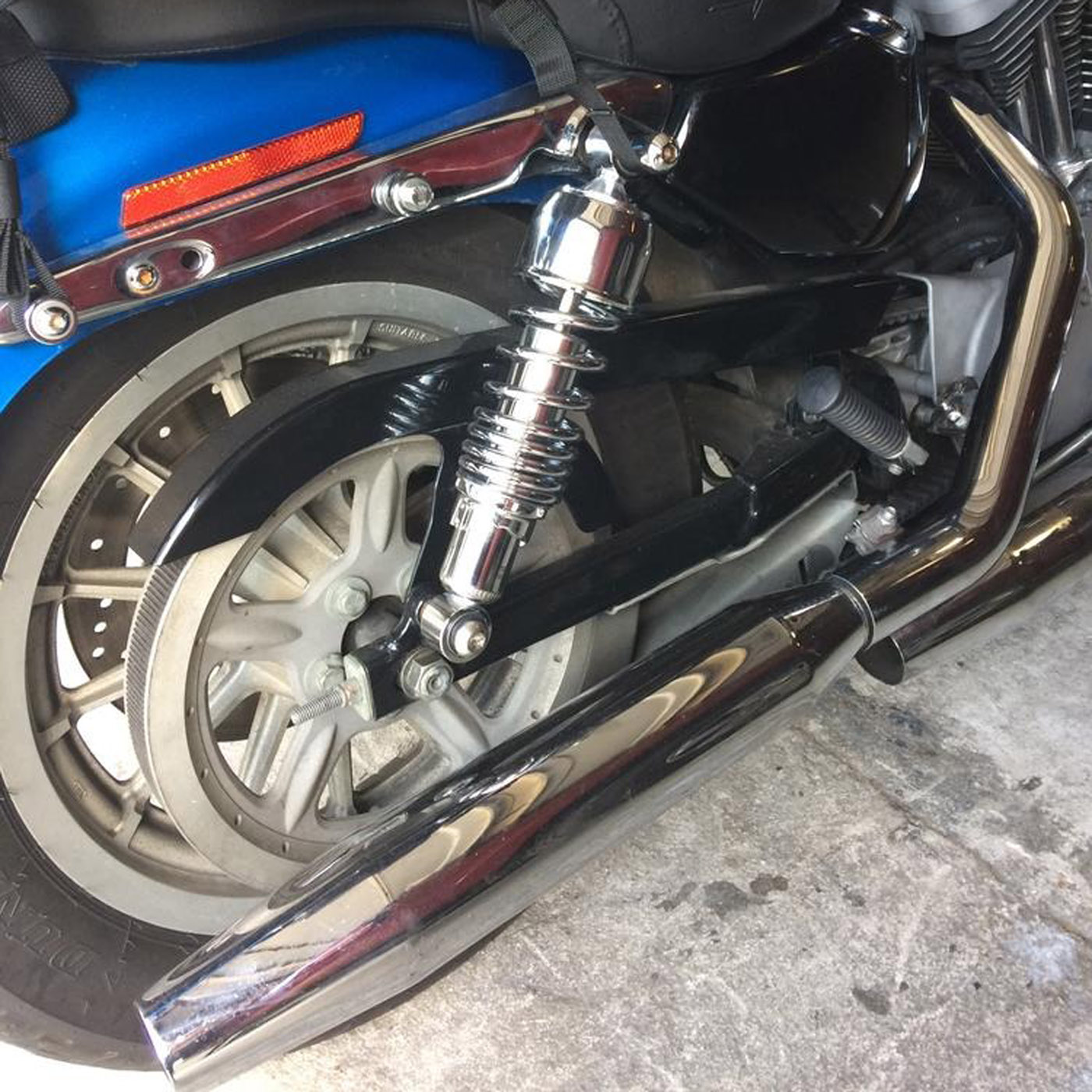 ハーレー　FXD　リヤ　ローダウンサス　11インチ サスペンション 11インチ 1991-2017 FXD FXDB FXDC FXDF FXDL
